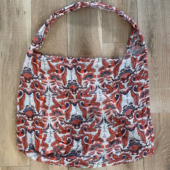 Free People Large Reusable Shopping Tote Shoulder Bag - Picture 2 of 4